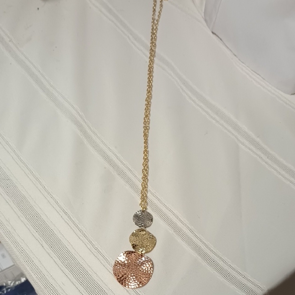 Ericka Lyons Mixed Metal Pendant Necklace